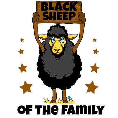 Black Sheep Of The Family Custom T Shirts Tshirt Factory