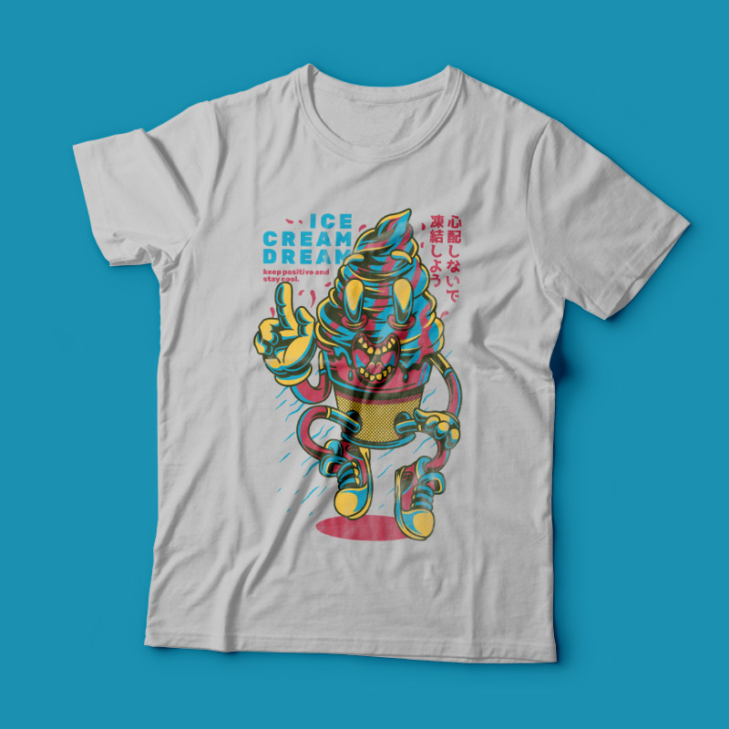 Ice Cream Dream T-shirt clip art | Tshirt-Factory