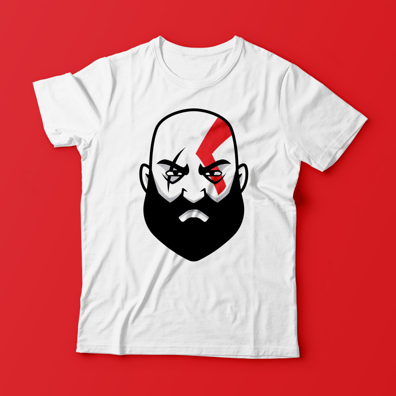 Kratos T shirt design | Tshirt-Factory