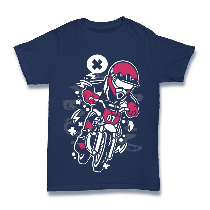 Motocrosser Mini T-shirt design | Tshirt-Factory