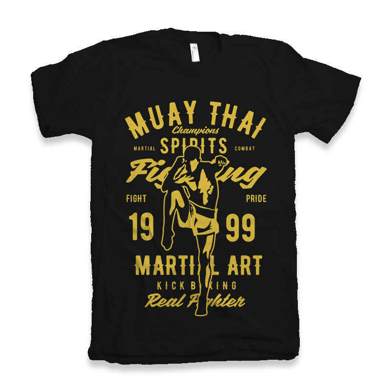 muay thai shirt design