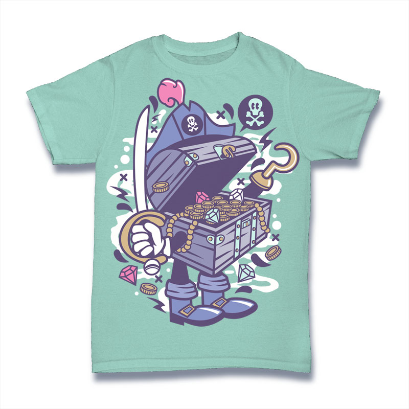 Pirates Treasure T-shirt design | Tshirt-Factory