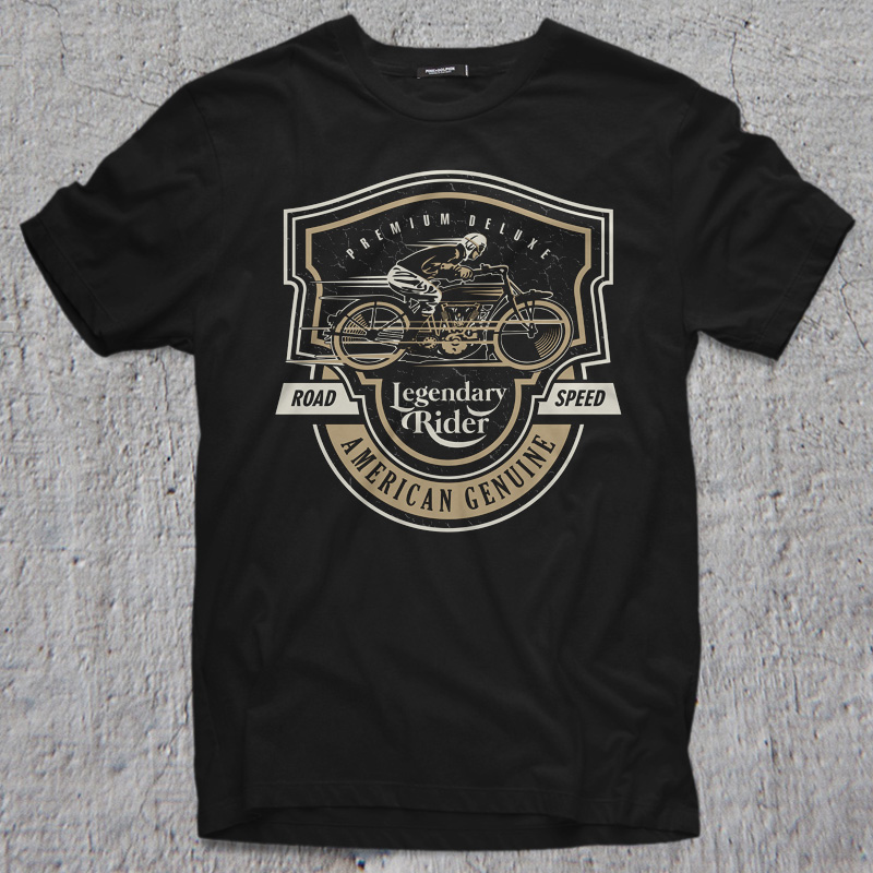 LEGENDARY RIDER T shirt design | Tshirt-Factory