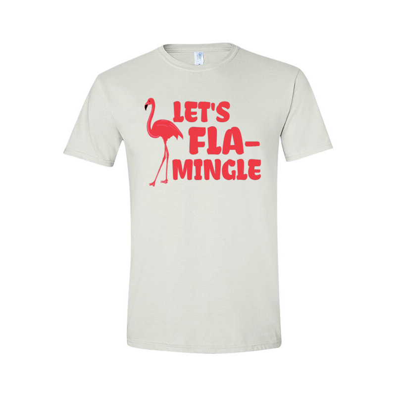 Lets flamingle Tee shirt design | Tshirt-Factory