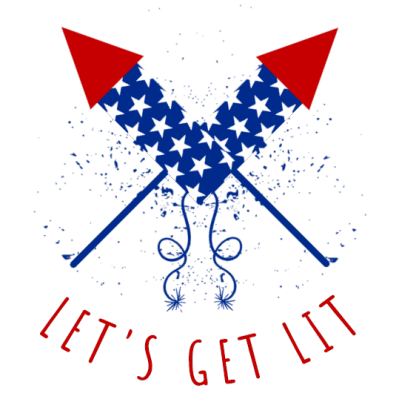 Download Lets Get Lit America Graphic Design Tshirt Factory