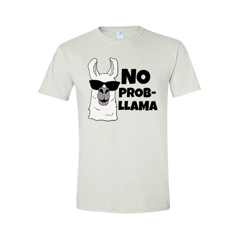 Download No probllama Graphic design | Tshirt-Factory