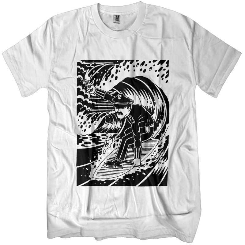 Surfcop Tee shirt design | Tshirt-Factory