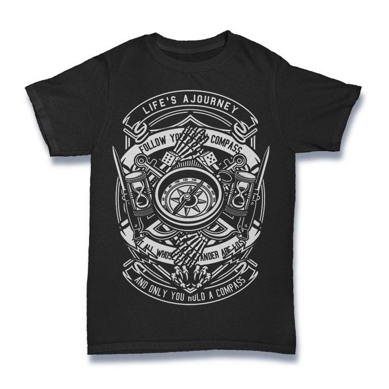 Compass Tee shirt design | Tshirt-Factory