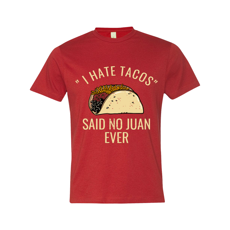 I hate tacos Shirt design | Tshirt-Factory