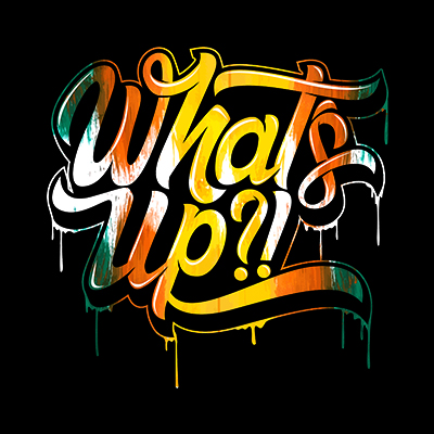 Whats Up Text Lettering Tee Shirt Design Tshirt Factory