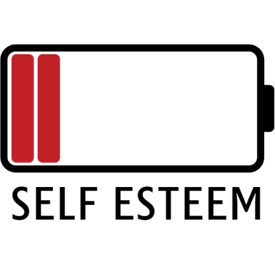 low self esteem clipart