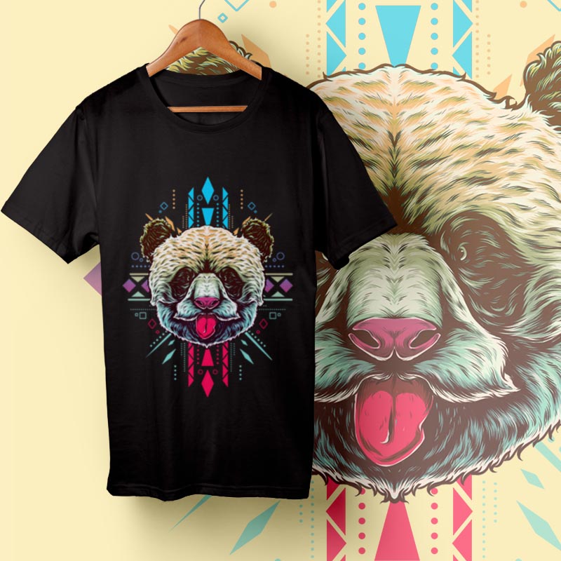 funny panda T-shirt design | Tshirt-Factory