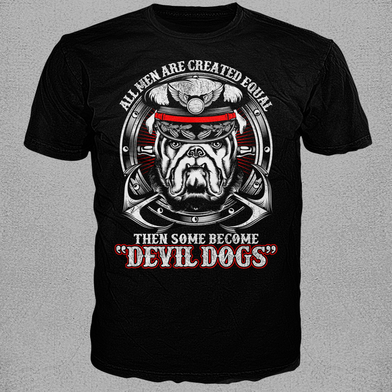 devil dog t shirt