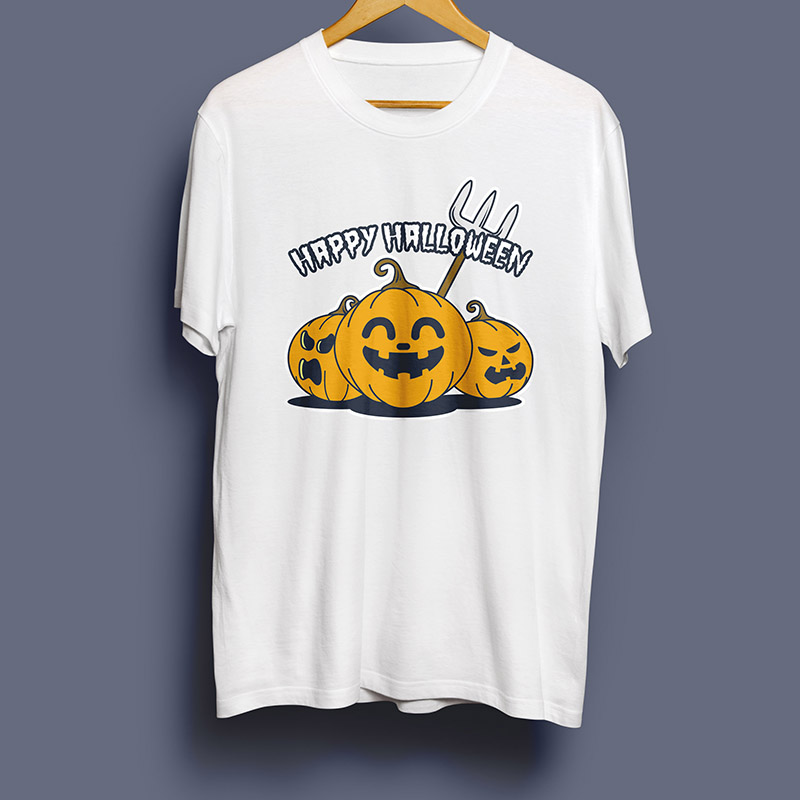Halloween Pumpkin T Shirt Design 10 Graphic by sumonroymon · Creative  Fabrica