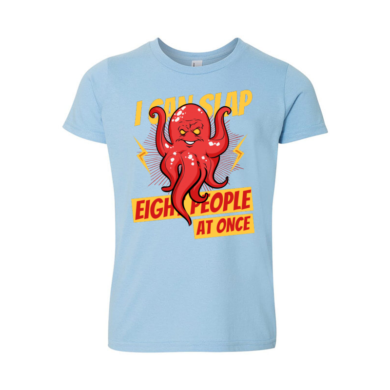 Angry octopus Tee shirt design | Tshirt-Factory