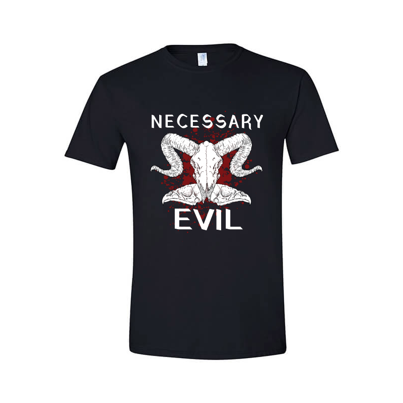 Necessary evil T shirt design | Tshirt-Factory