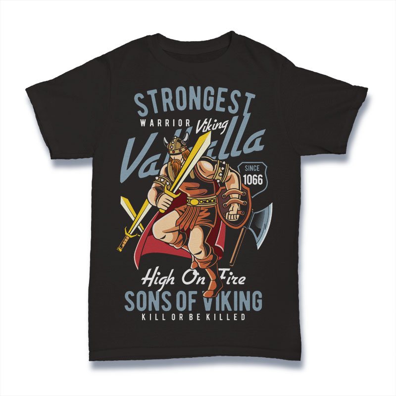 Strongest Viking T-shirt clip art | Tshirt-Factory
