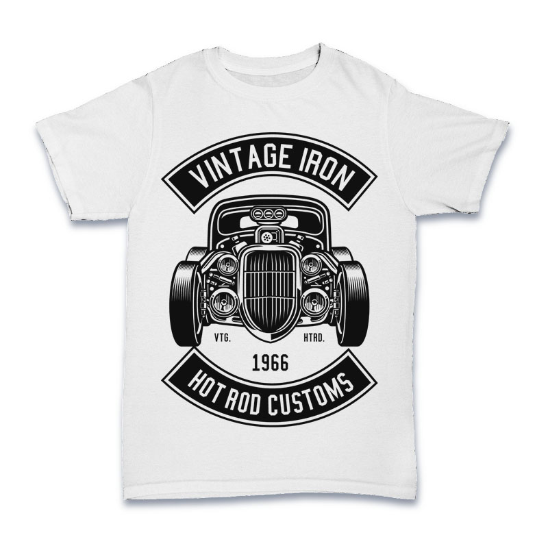 Vintage Iron T-shirt clip art | Tshirt-Factory