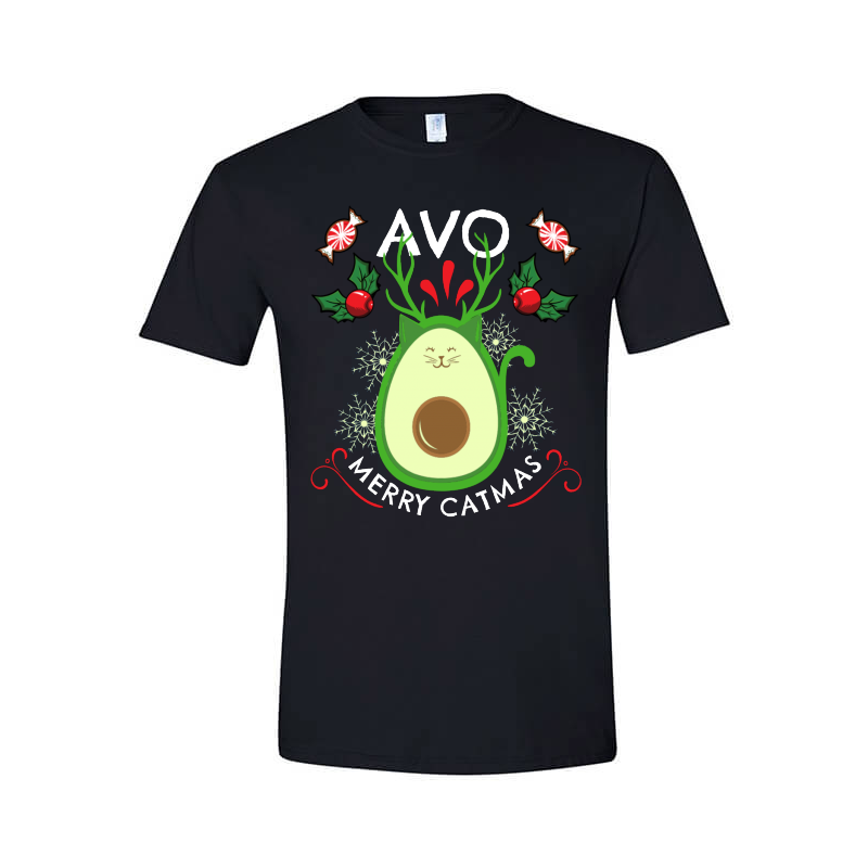 Avo merry catmas T-shirt design | Tshirt-Factory