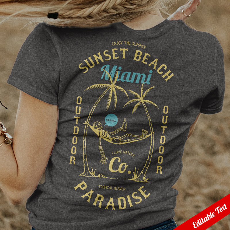 Skull Beach Shirt design | Tshirt-Factory