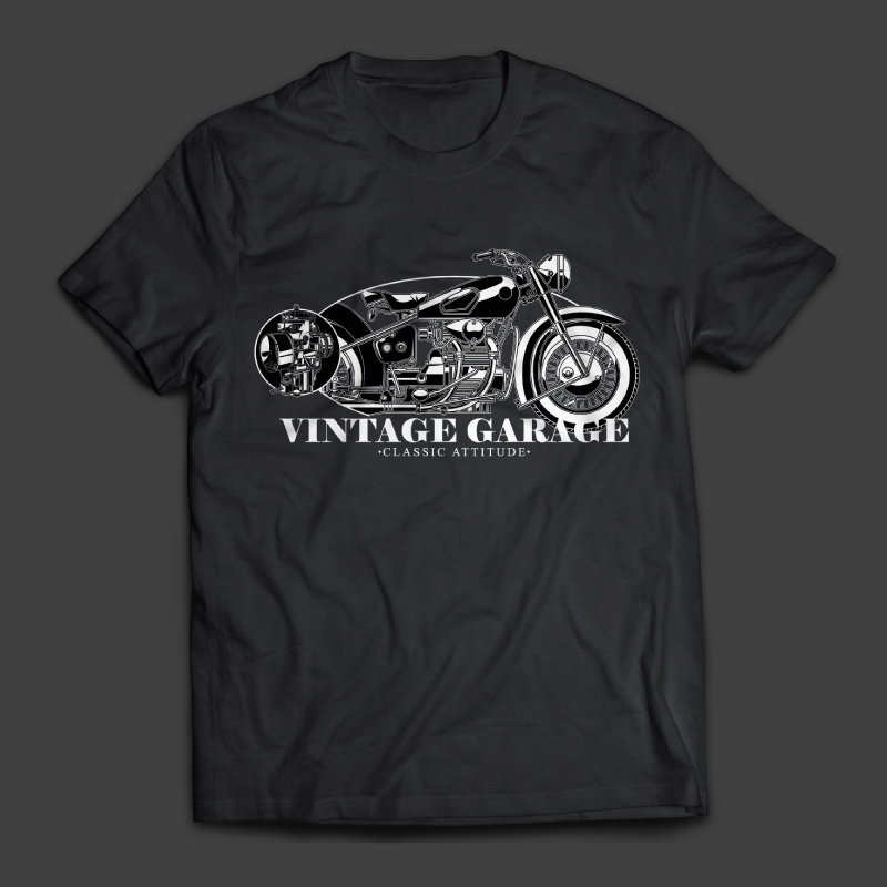 Vintage Garage Shirt Design Tshirt Factory