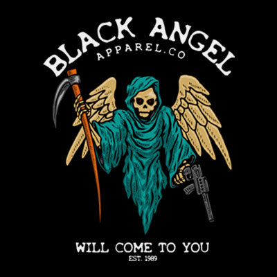 black angels clip art