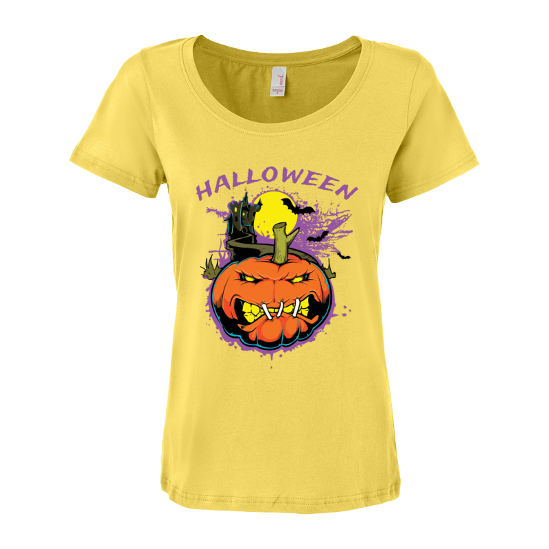 Halloween castle T-shirt design | Tshirt-Factory