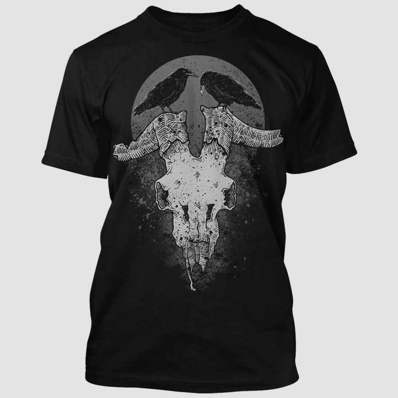 Black Birds Tee shirt design | Tshirt-Factory