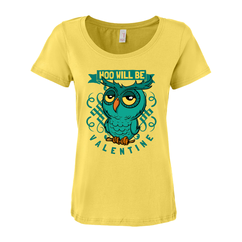 Valentine Owl T shirt design | Tshirt-Factory