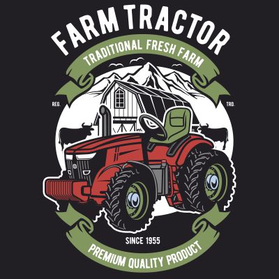 Designs PNG de tractors para Camisetas e Merch