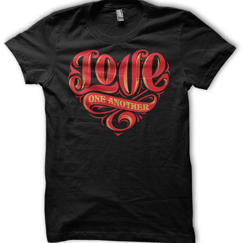 Love One Another T-shirt design | Tshirt-Factory