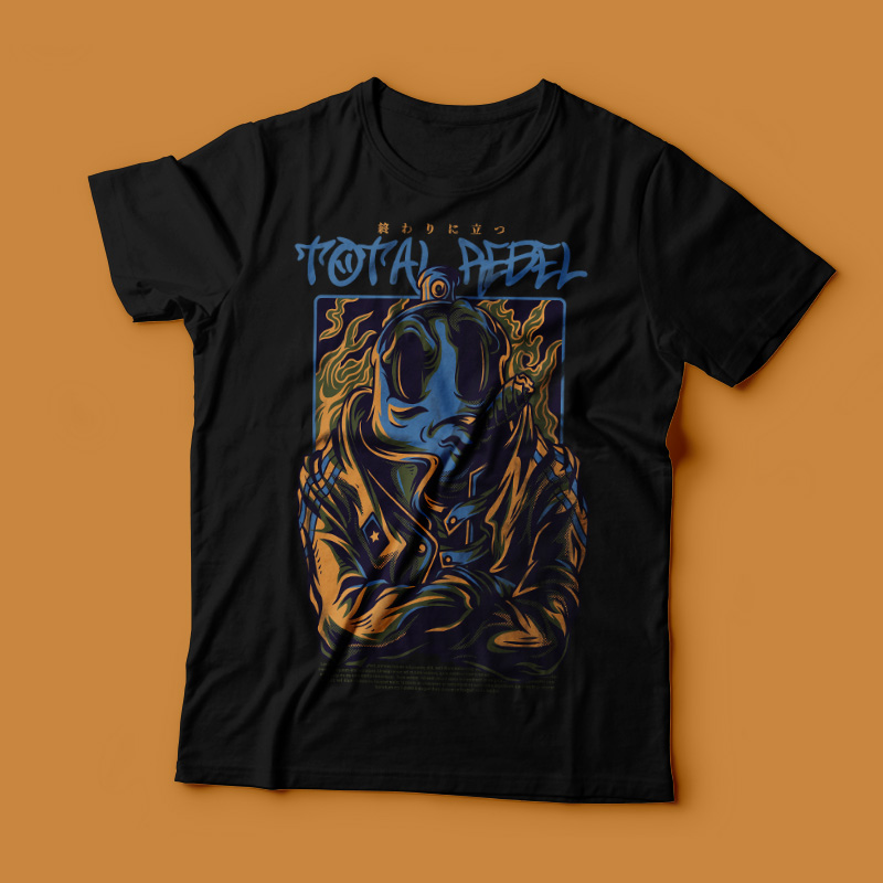 Total Rebel TShirt Design Shirt design | Tshirt-Factory