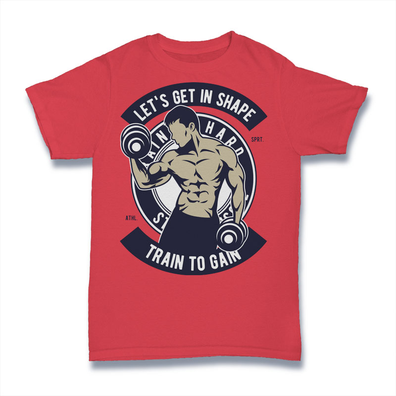 Gym T-shirt design | Tshirt-Factory
