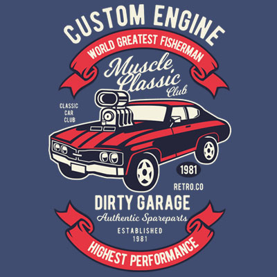 Muscle Classic Car Club Custom t shirts Tshirt Factory