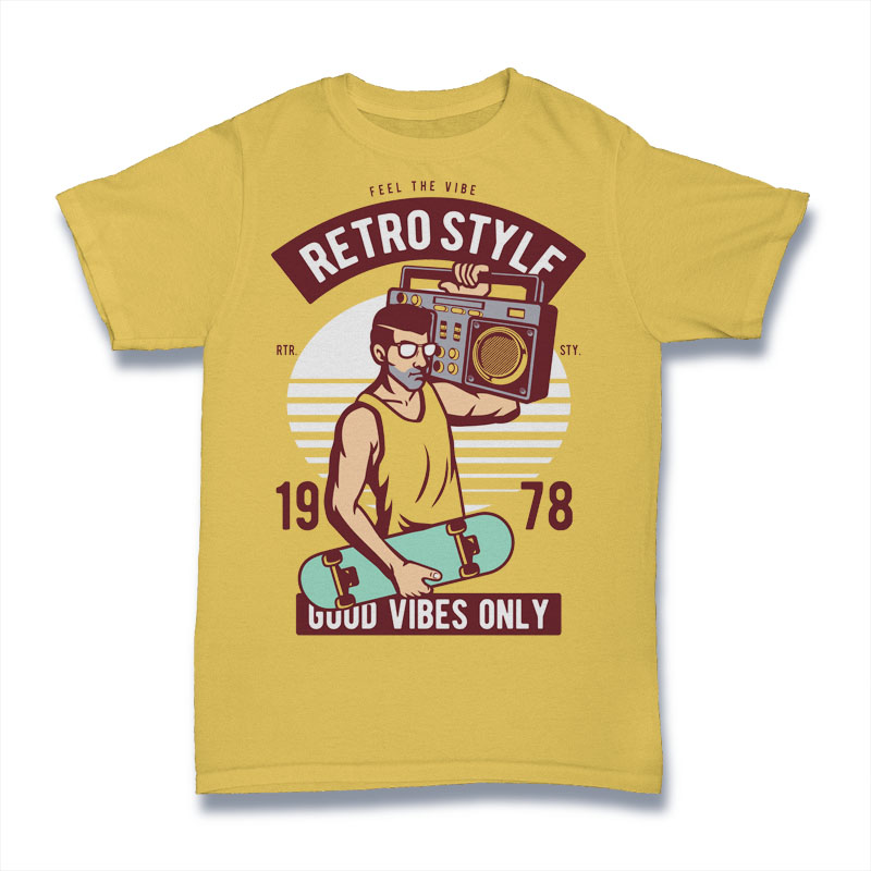 Retro Style Custom t-shirts | Tshirt-Factory