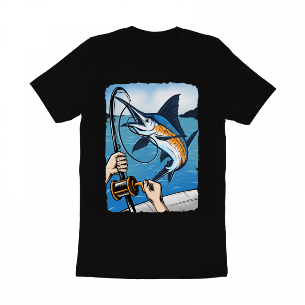 t shirt design marlin fish sea fishing estd 2000 with marlin fish vintage  illustration 4540997 Vector Art at Vecteezy