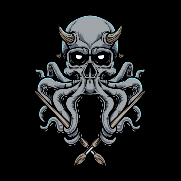 skull octopus