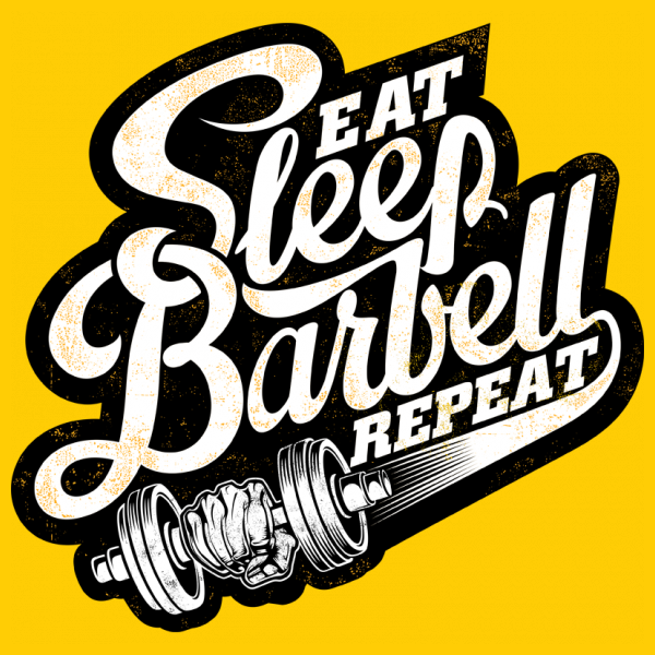 Eat Sleep Barbell Repeat 2