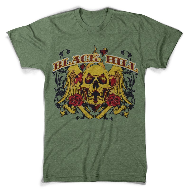 Black hill T-shirt design | Tshirt-Factory
