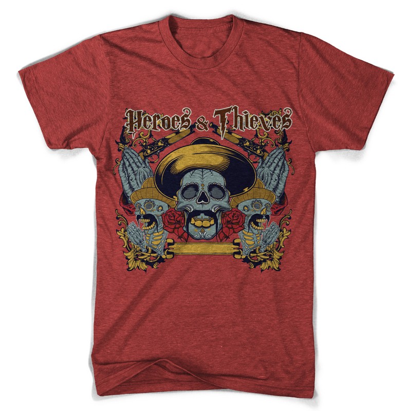 Heroes and thieves T-shirt design | Tshirt-Factory