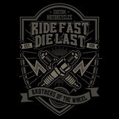 Ride Fast Die Last T-shirt design | Tshirt-Factory