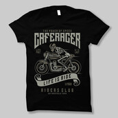 Speed of Caferacer T-shirt design | Tshirt-Factory