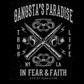 Gangstas Paradise T-shirt design | Tshirt-Factory