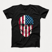 AMERICAN SKULL T shirt design | Tshirt-Factory