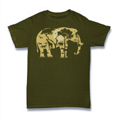 Elephant Forest Tee shirt design | Tshirt-Factory